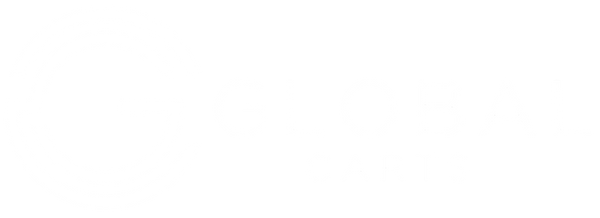 Black background with 'Global Carts' logo in white